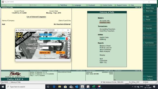 Excel to Tally - Master Import with Every Detail | Ledger and Stock смотреть онлайн