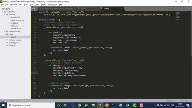 How to create a charge in stripe using Node js смотреть онлайн