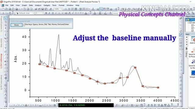 Baseline correction in origin for FTIR | XRD | XPS | UV-Vis spectra #baseline смотреть онлайн