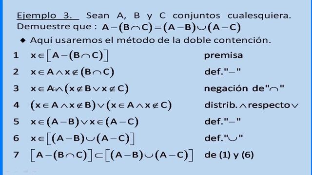DEMOSTRACIONES EN LA TEORÍA DE CONJUNTOS смотреть онлайн
