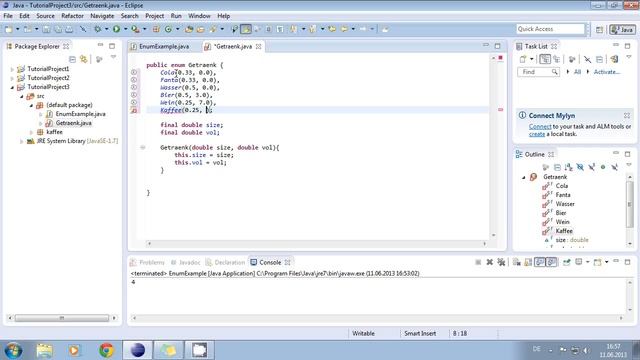 Programmieren Lernen für Anfänger - 16 - Enum Typ = Aufzählungen, Zustände - Java Tutorial смотреть онлайн