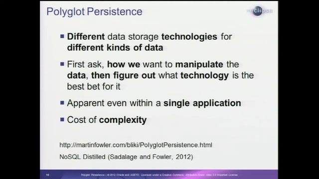 Polyglot Persistence: EclipseLink JPA for NoSQL, Relational, and Beyond смотреть онлайн