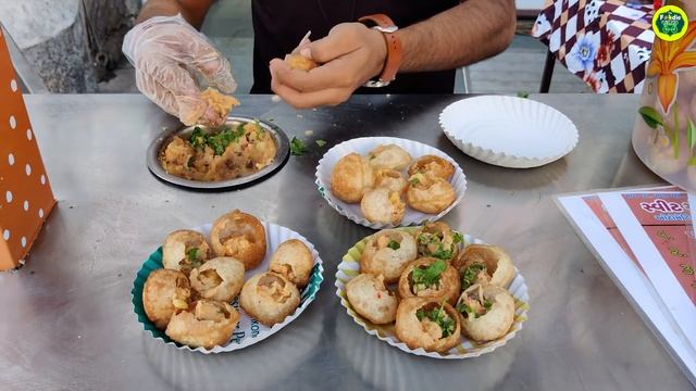 Automatic Panipuri Machine | Most Hygienic Golgappa Wala | Indian Street Food смотреть онлайн
