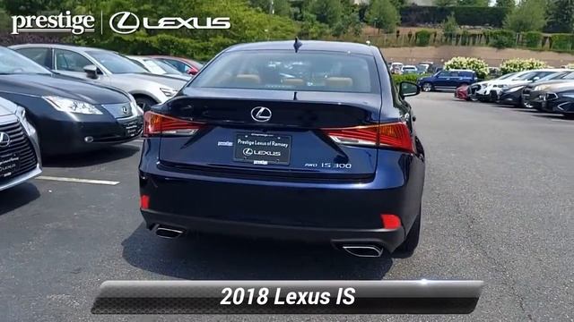Certified 2018 Lexus IS IS 300, Ramsey, NJ L9328T