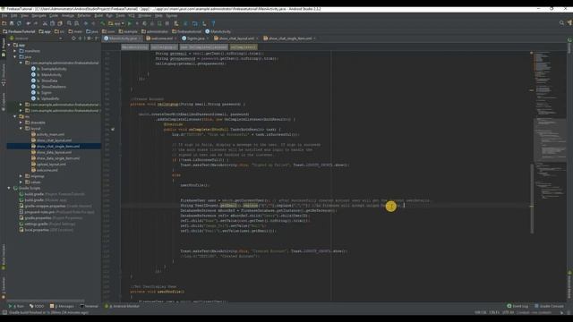 Android Tutorial - Chat Application with Firebase - part 1 смотреть онлайн