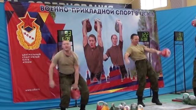 Морозов Игорь - Армейский Рывок 237 раз гиря 32кг 18 февр 2017 смотреть онлайн