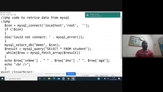 #How to retrieve data from MySQL table #PHP database demo #PHP db #PHP easy by Prof.MD Loyola смотреть онлайн