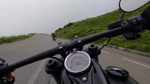 Harley Davidson Fat Bob 114 on Grossglockner смотреть онлайн