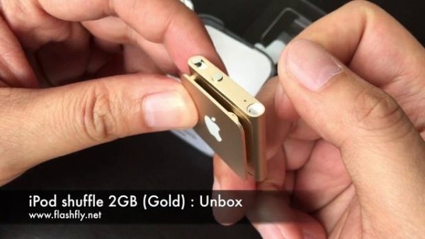 แกะกล่อง iPod shuffle 2GB สีทอง : iPod shuffle 2GB (Gold) Unbox