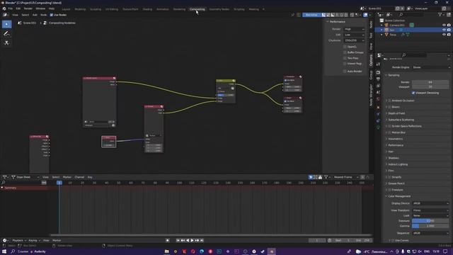 Compositing в Blender | ноды Input и Output смотреть онлайн