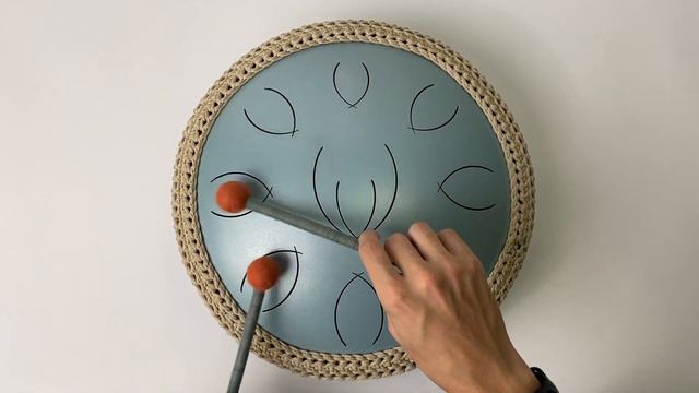 Глюкофон New Wave (NW 08) - steel tongue drum Kosmosky смотреть онлайн
