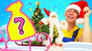 Ремонт машин: сани Деда Мороза сломались! Развивающие видео про машинки для мальчиков