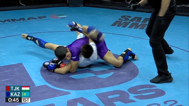 Samat Tulegenov KAZAKHSTAN VS Islom Saidov TAJIKISTAN ABU DHABI 2022