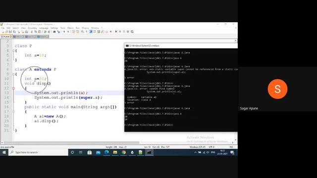 Practical-18 | JPR | Single & Multilevel Inheritance |Java 22412 смотреть онлайн
