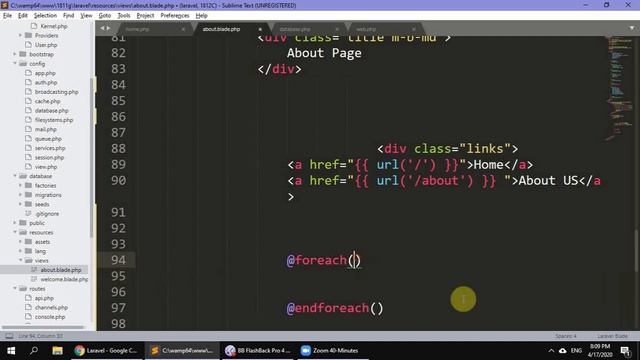 Database Connection Laravel for beginners in Urdu Language Part 4 By Afnan Yousuf смотреть онлайн