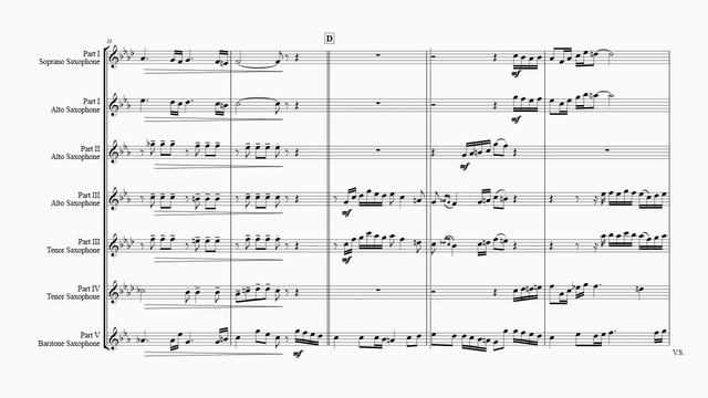 Round Midnight - Ballad - Saxophone Quintet смотреть онлайн
