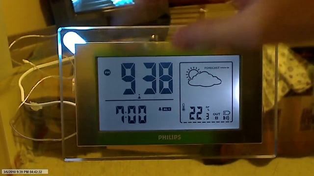 Philips AJ260 Digital Weather Clock Review With Sensor смотреть онлайн