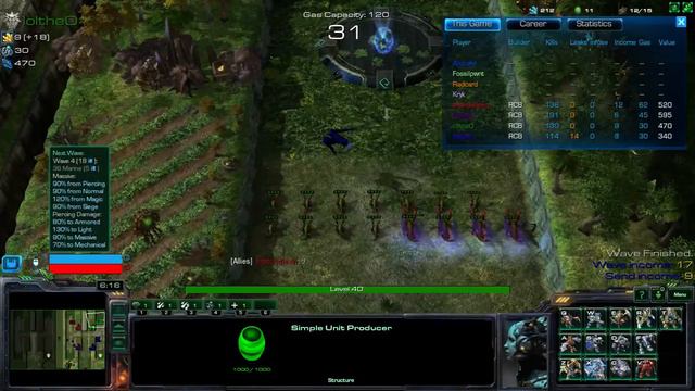 StarCraft 2 - Arcade - Squadron TD смотреть онлайн