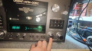 Катушечный магнитофон Олимп мпк-005с обзор, поверхностно и быстро говорим...