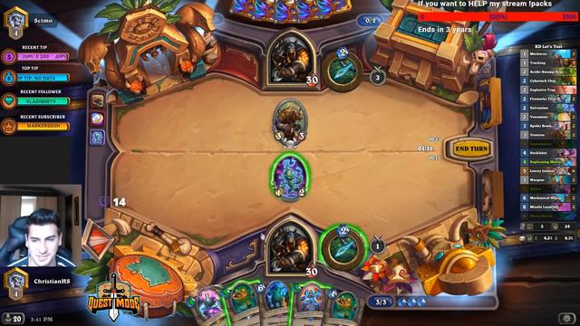 Hearthstone: My 100% Winrate Mech Hunter - 34-0! This Deck Is Insane! смотреть онлайн