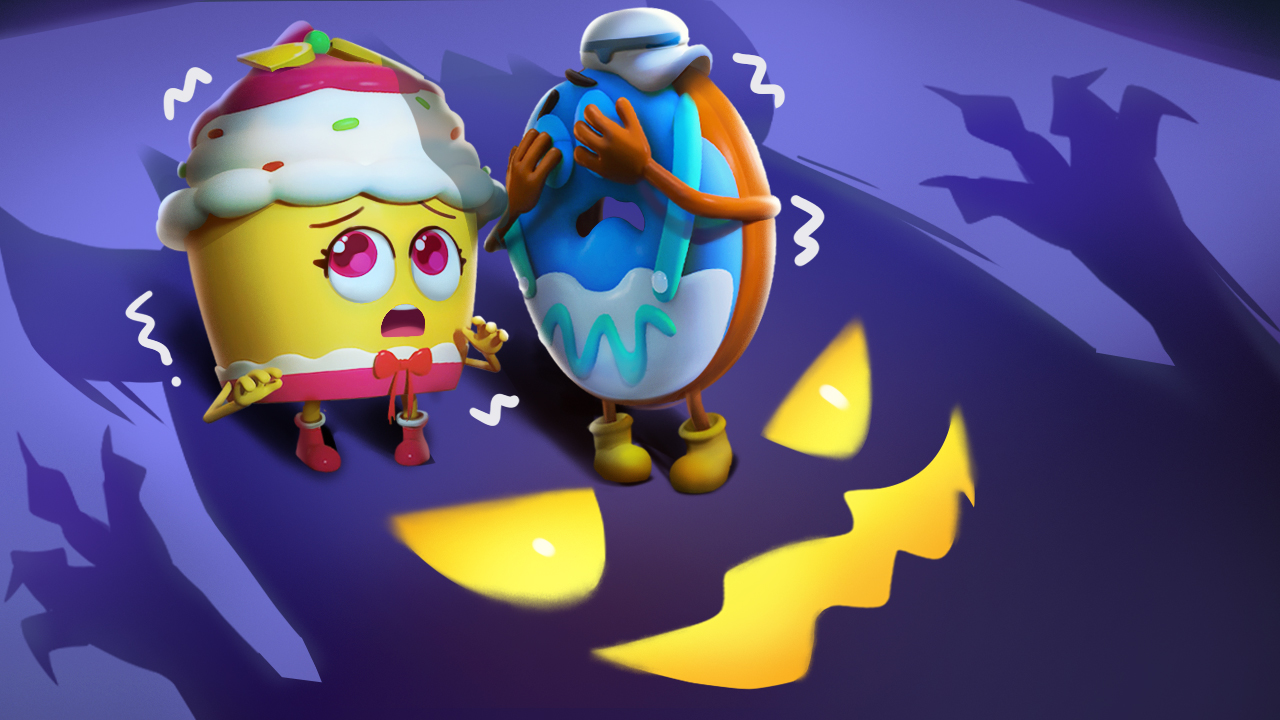 Монстр хрустит в темноте?? | Детская песенка | Гамбур? и его друзья | Серия вкусной еды | BabyBus смотреть онлайн