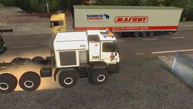 ETS 2 Paul Heavy Mover тест , обзор смотреть онлайн