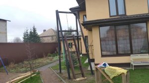 Зиплайн, детская Канатная дорога, тарзанка установка на участке