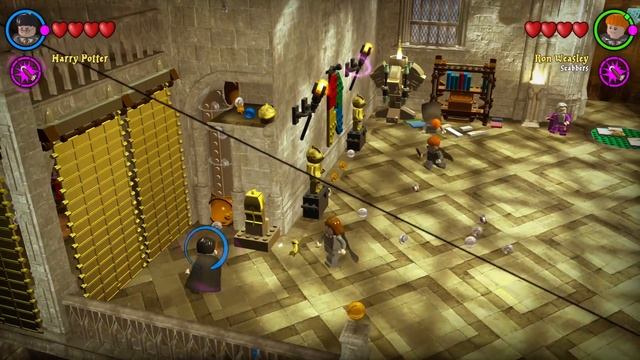 LEGO Harry Potter Collection year 1-4 part 4 co op split screen 2 players смотреть онлайн