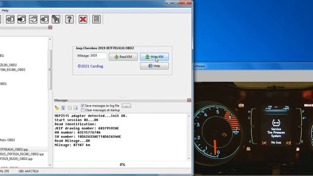 IprogPro Jeep Сherokee 2019 R7F701414 OBD2 смотреть онлайн