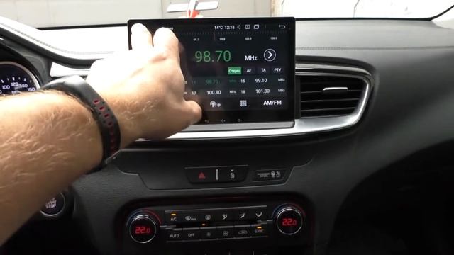 Штатная магнитла Kia Ceed 2019 года смотреть онлайн