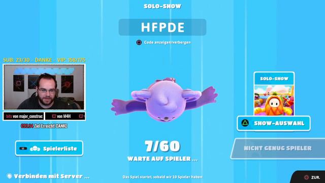 LIVE 🔴 FALL GUYS MINI TURNIER | 407 👑 !code !preis / 🔥 CUSTOM GAMES 🔥 - Deutsch / PS5 смотреть онлайн