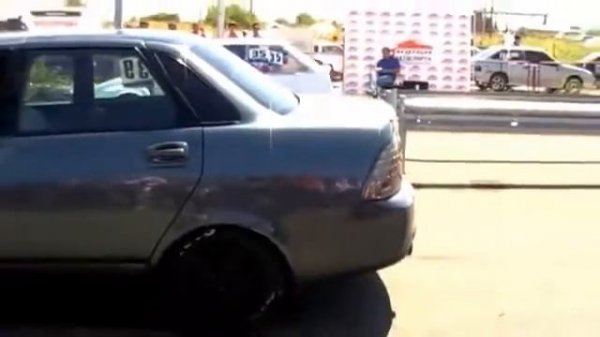 Приора vs ВАЗ 2108 гонка