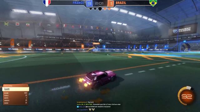 Zen + Alpha54 Vs Yanxnz + Lostt | France Vs Brazil | Rocket League 2v2