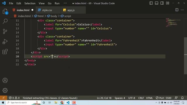 Temperature Converter using HTML CSS & JavaScript | Celsius To Fahrenheit.| Amin Coding смотреть онлайн