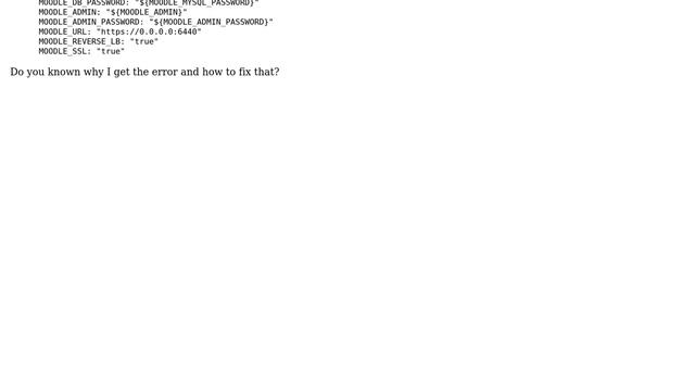Moodle behind ssl reverse proxy: "Reverse proxy enabled, server can not be accessed directly,... смотреть онлайн