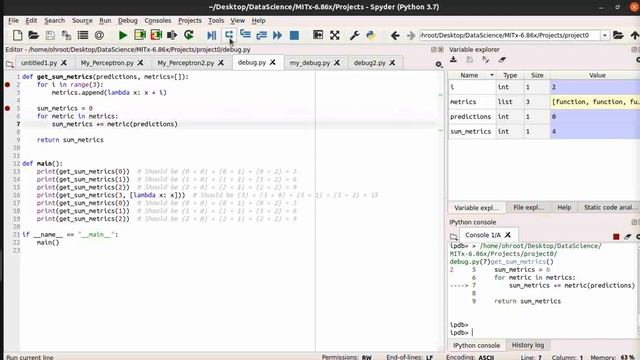 debug python spyder - lambda problem смотреть онлайн