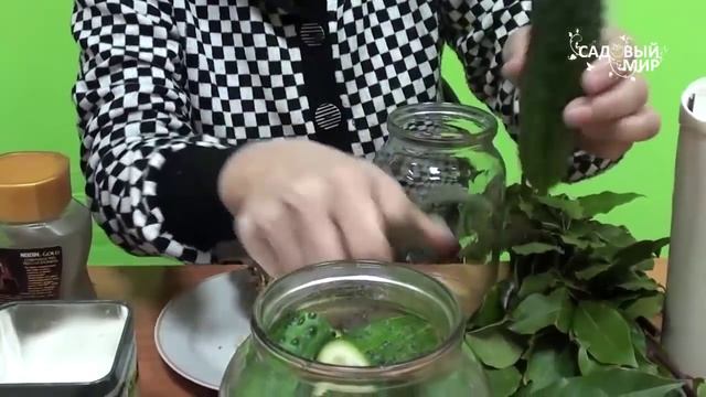 Малосольные огурцы к Новому году. Сайт "Садовый мир" смотреть онлайн