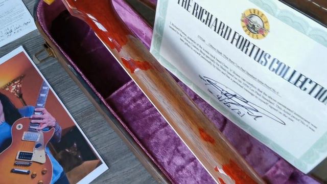 In Detail: Gibson Les Paul 1958 First Standard Slash Artist Proof owned by Richard Fortus смотреть онлайн