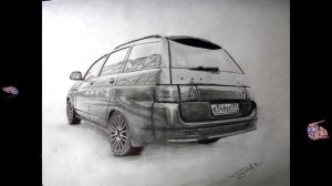 Рисунки машин карандашом. Как они так рисуют?