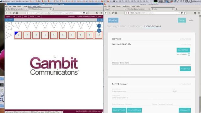 MIMIC MQTT Lab to Crouton Dashboard смотреть онлайн