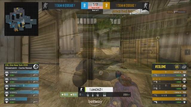 Pros Play First Ever Match on NEW CACHE MAP! - (CS:GO New Update 2019, KennyS, Stewie2K, Tarik, ESL смотреть онлайн