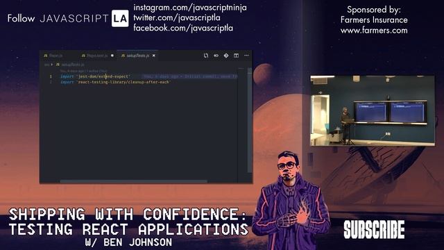 Shipping with confidence: Testing React Applications w/ Ben Johnson смотреть онлайн
