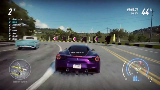 NFSH: Fun in the Ferrari GTB! смотреть онлайн