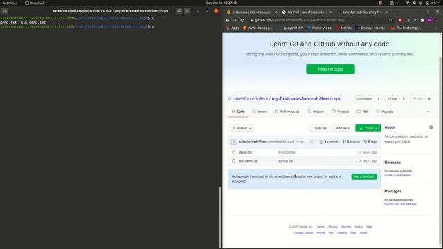 Session 8 - Git Pull смотреть онлайн