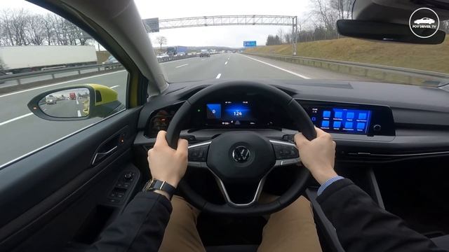 Volkswagen Golf VIII Variant [1.5 eTSI 150 HP] | Test Drive #18 | POV Driver. TV смотреть онлайн
