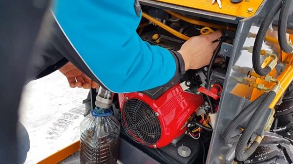 HYSOON 380 замена масла Часть 2