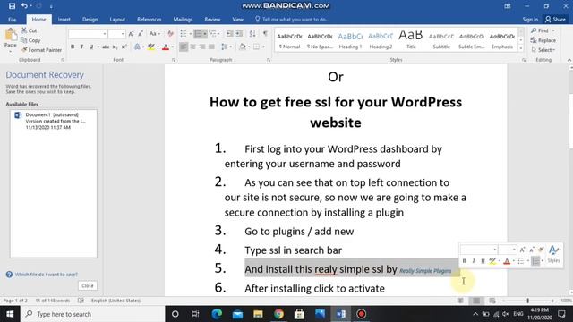 How to Secure Your Website From Hackers in less than 1 minute | Really Simple ssl plugin смотреть онлайн