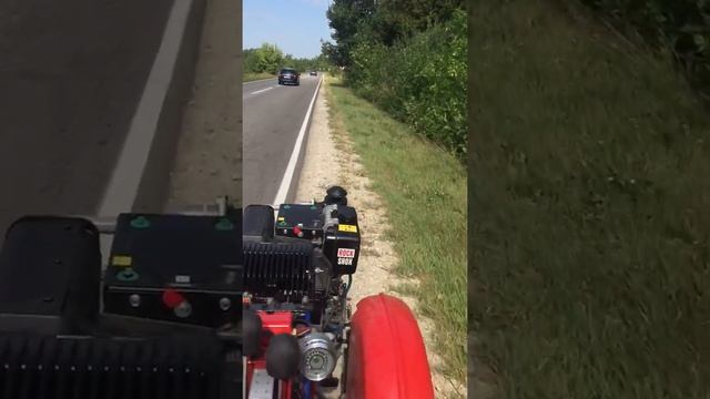 Перевозка зерна по трассе на мотоблок мотор сич ! смотреть онлайн
