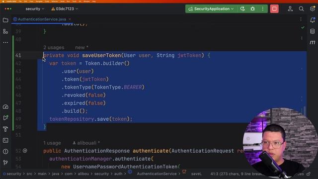 How to Logout from Spring Security - JWT смотреть онлайн