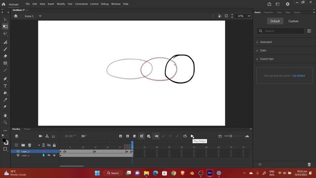 How to use the ONION SKIN in Adobe Animate For Beginners смотреть онлайн